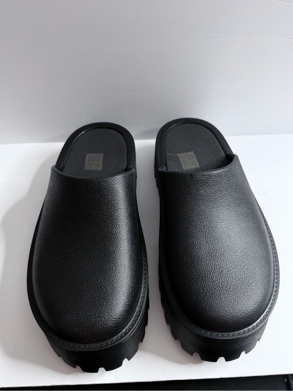 Women’s Black Slip-On Clog Mule Shoes